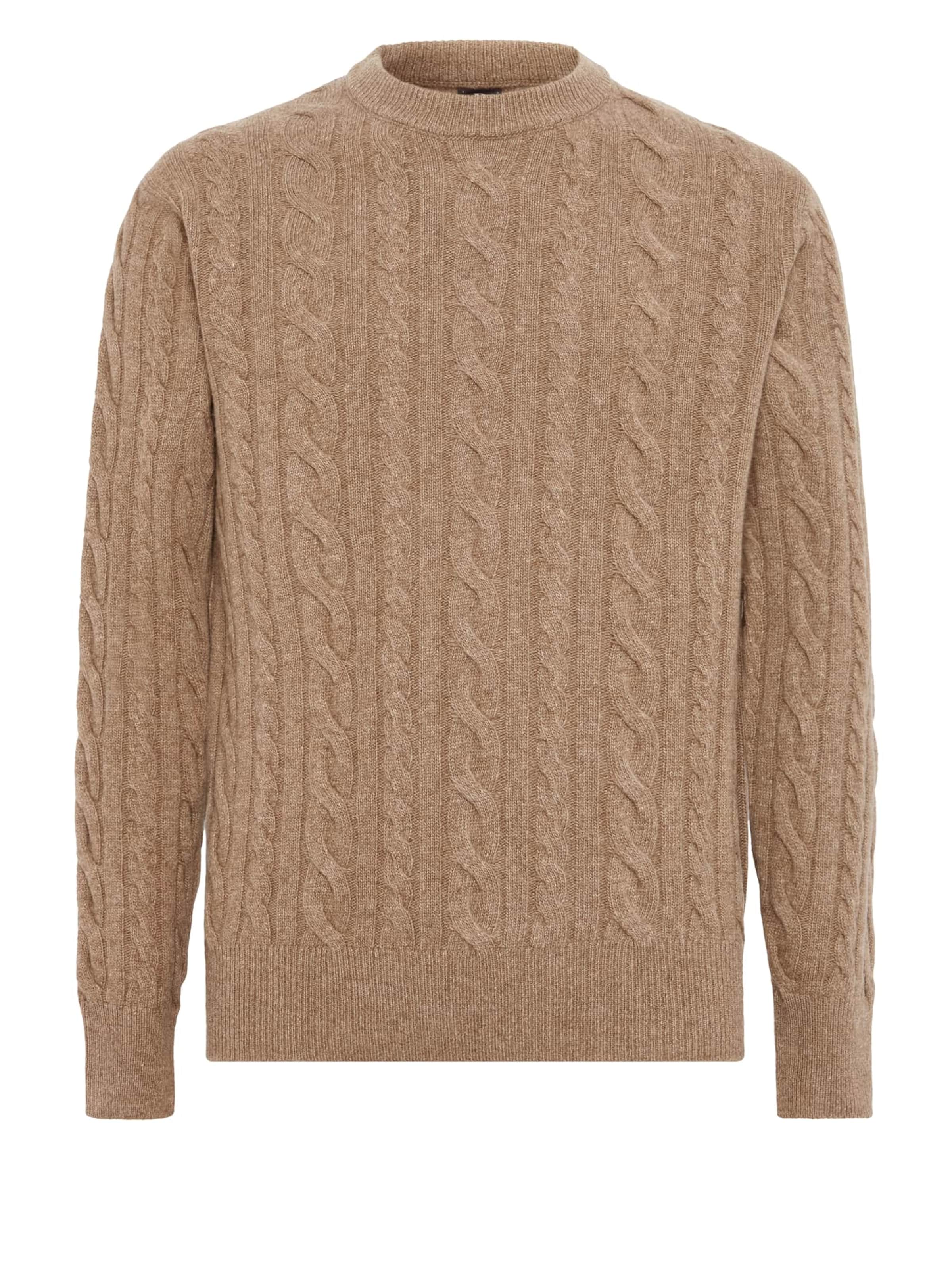 Boggi Milano Pull-over en taupe, Vue avec produit