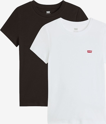 LEVI'S ® Shirt '2 Pack Crewneck Tee' in Black: front