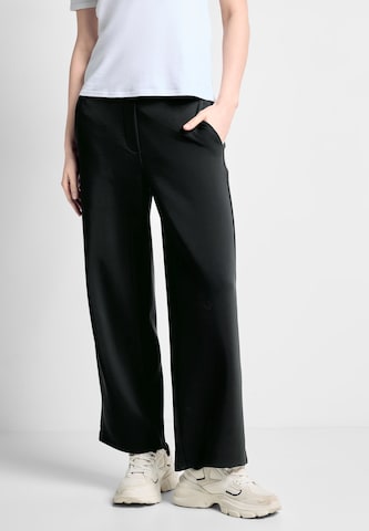 CECIL Loose fit Pants in Black: front