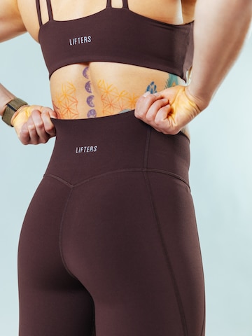 Lifters Slimfit Leggings 'Compete' in Braun