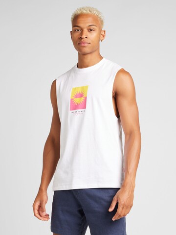JACK & JONES Majica 'JORMARBELLA' | bela barva: sprednja stran