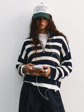 Pull-over Pull&Bear en bleu