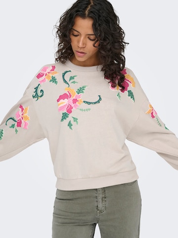 ONLY - Sweatshirt 'ONLBROOKE' em cinzento