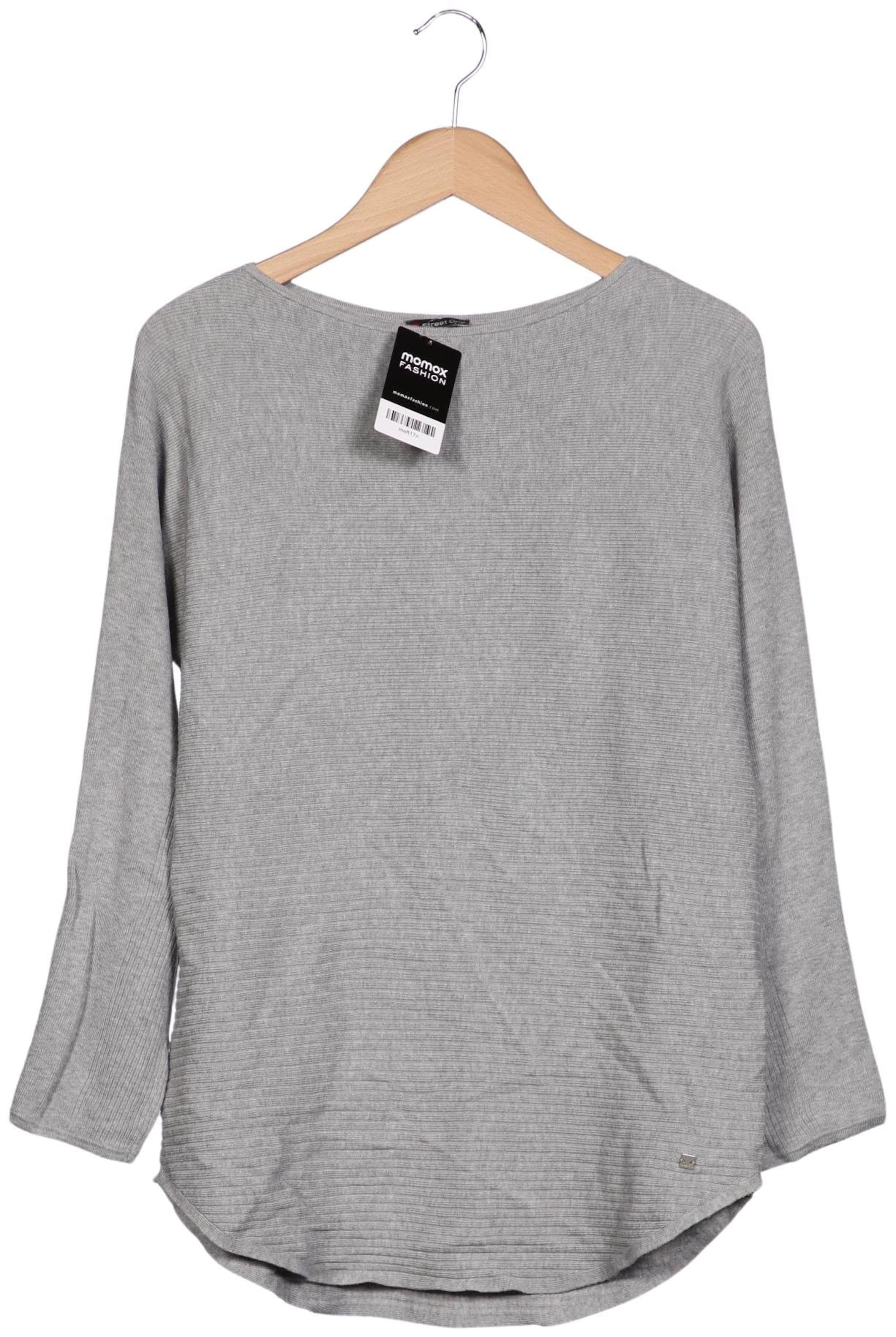 STREET ONE Pullover XL in Grau: Vorderseite