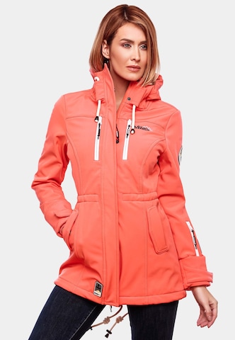 MARIKOO Raincoat 'Zimtzicke' in Orange: front