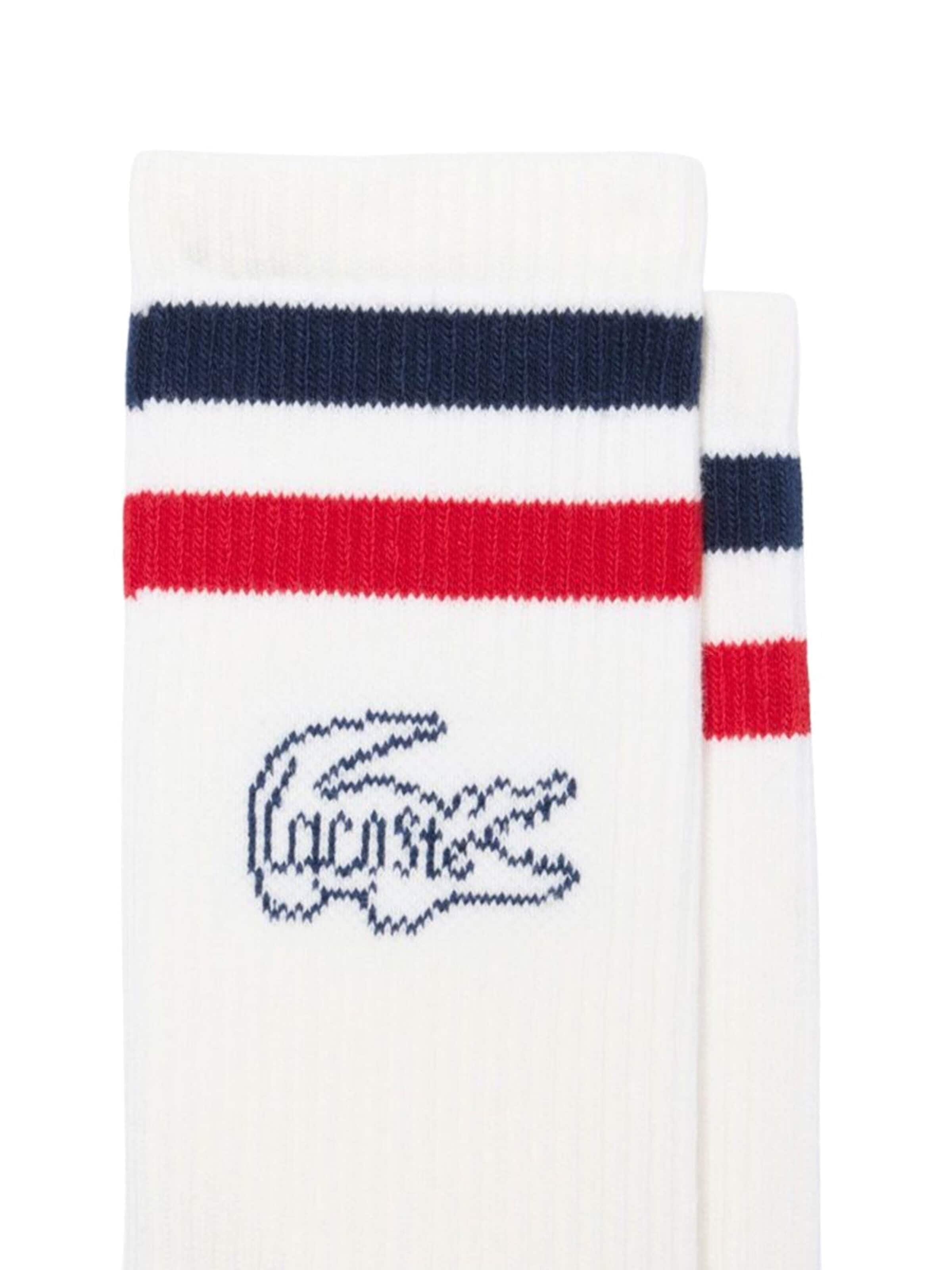 LACOSTE Skarpety 'RIBBED SOCKS WHITE' w kolorze mieszane kolory