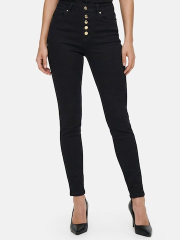Skinny Jean 'F136' Tazzio en noir : devant
