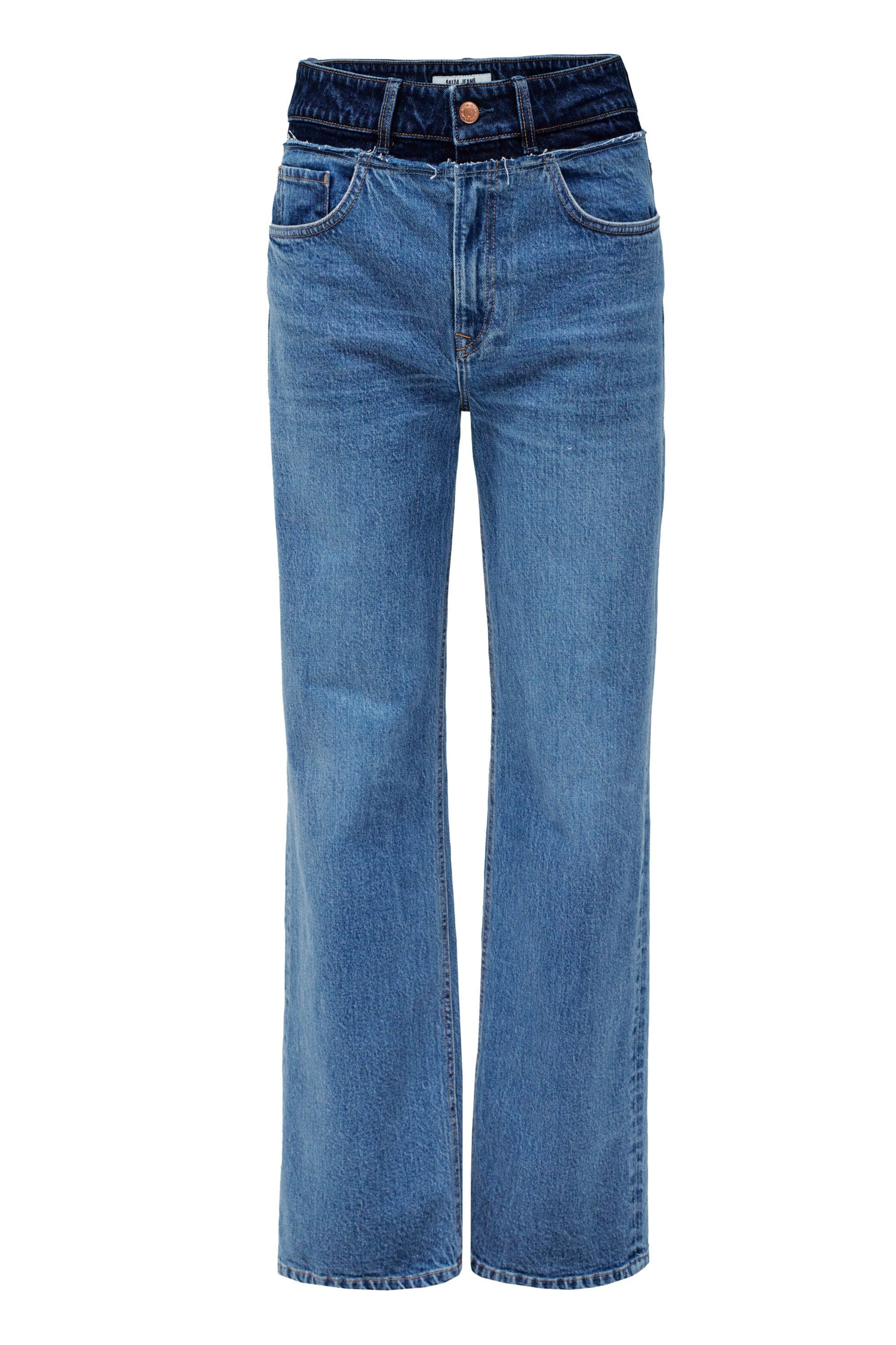 Salsa Jeans Slimfit Jeans 'True' in Blauw: voorkant