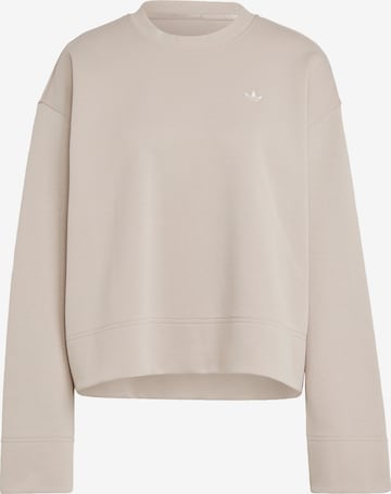 ADIDAS ORIGINALS Sweatshirt 'Premium Essentials' in Brown: front