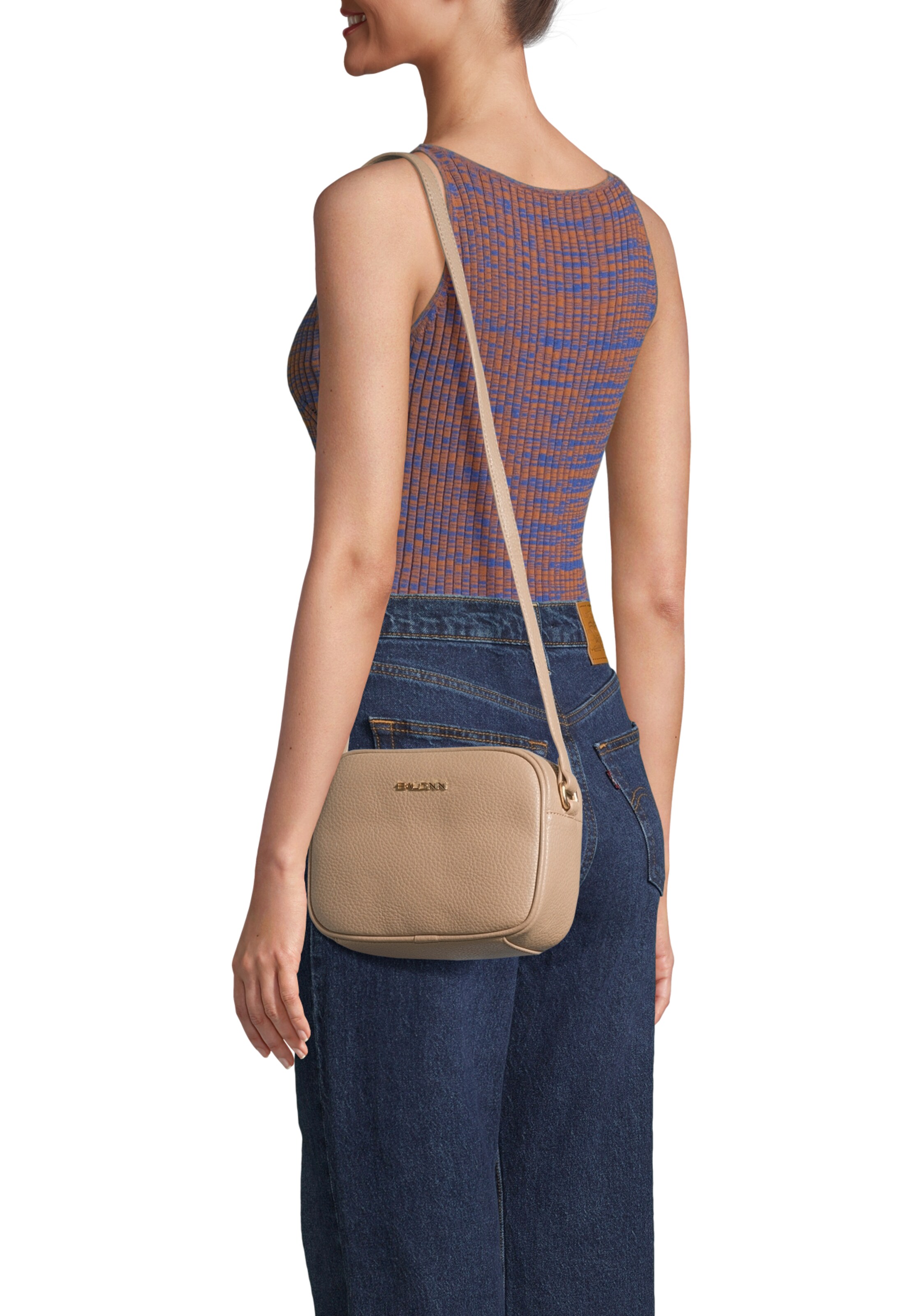 BALDININI Сумка через плечо 'Tracy 001' в Бежевый: спереди