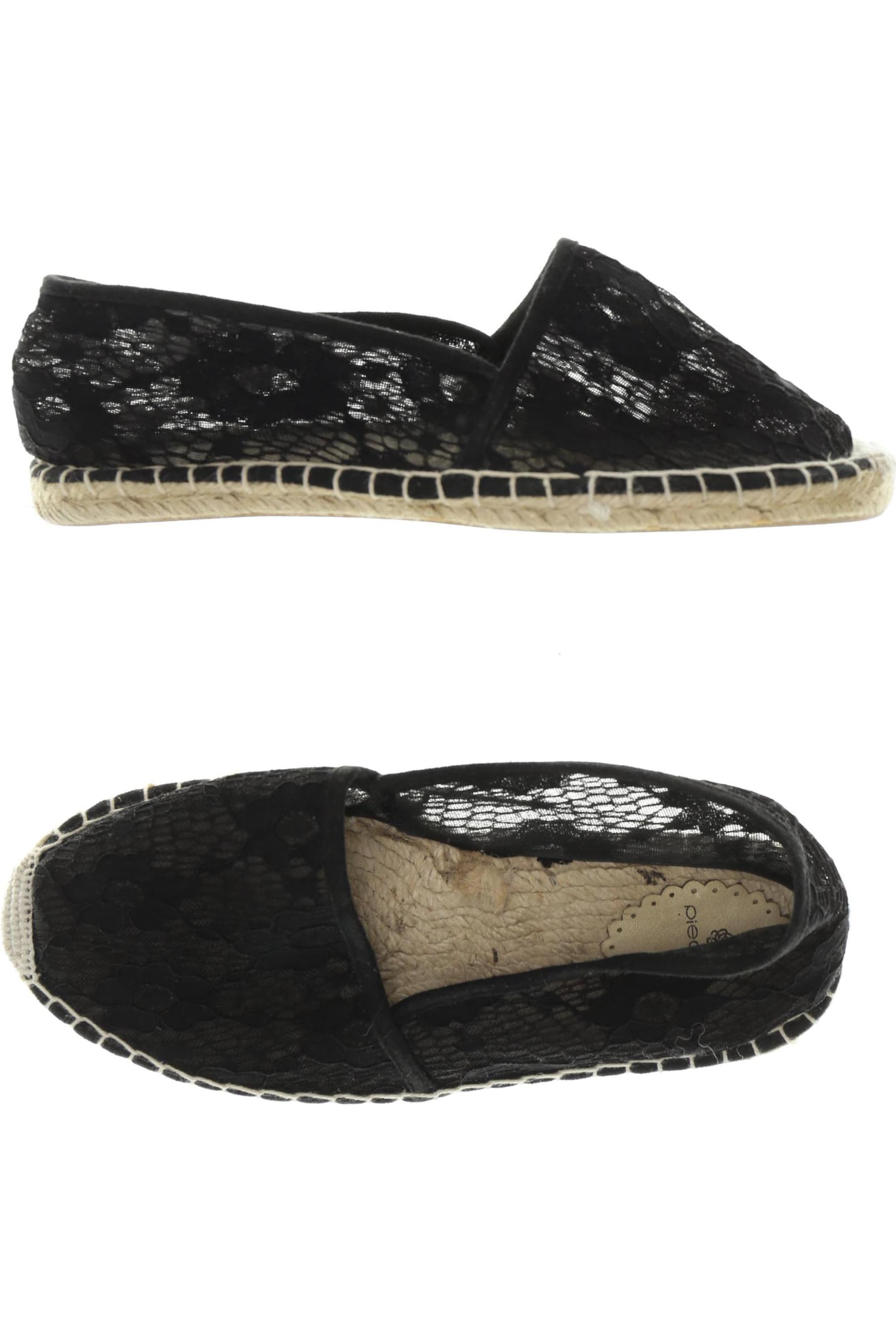 PIECES Halbschuh 38 in Schwarz: Vorderseite