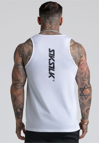SikSilk Tričko – bílá: přední strana