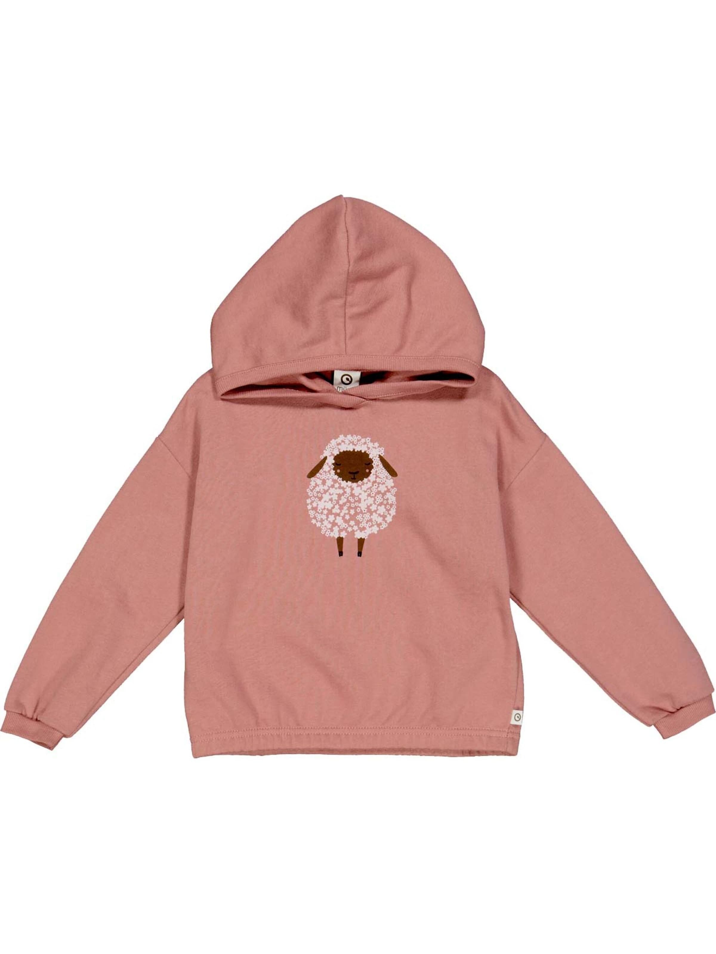 Sweat Müsli by GREEN COTTON en rose : devant