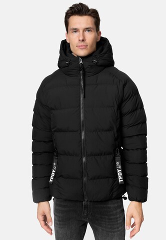 trueprodigy Winterjacke ' Murphy ' in Schwarz: Vorderseite