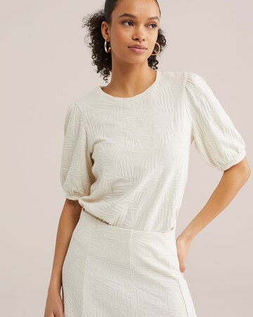 WE Fashion Μπλουζάκι σε μπεζ: μπροστά