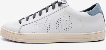 Baskets basses 'John M' P448 en blanc : devant