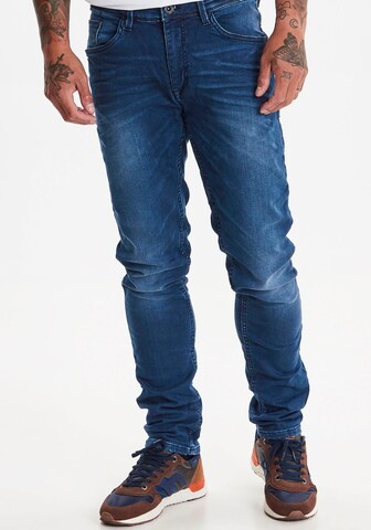 Coupe slim Jean 'Jet' BLEND en bleu : devant