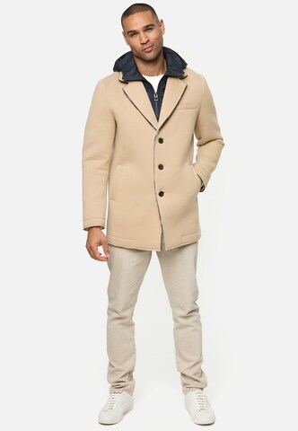 INDICODE JEANS Between-Seasons Coat 'Apostolos ' in Beige