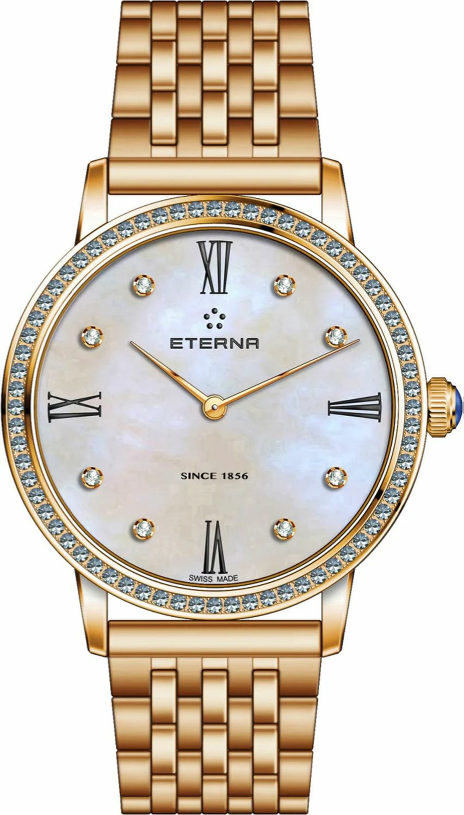 ETERNA Analoog horloge in Goud: voorkant