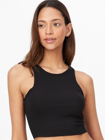 Free People Top in Black: front