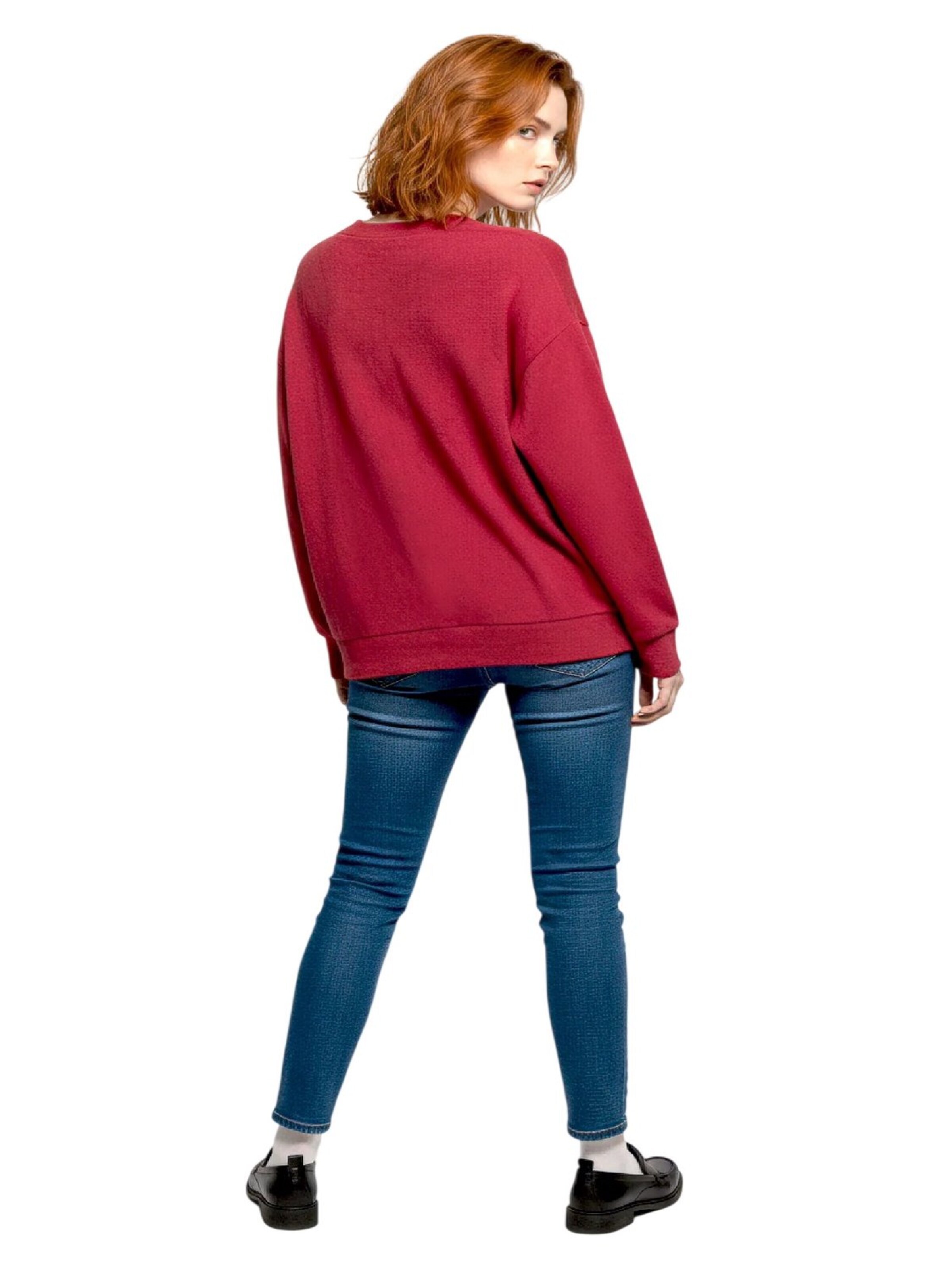 Alexa Dash Knit cardigan in Red
