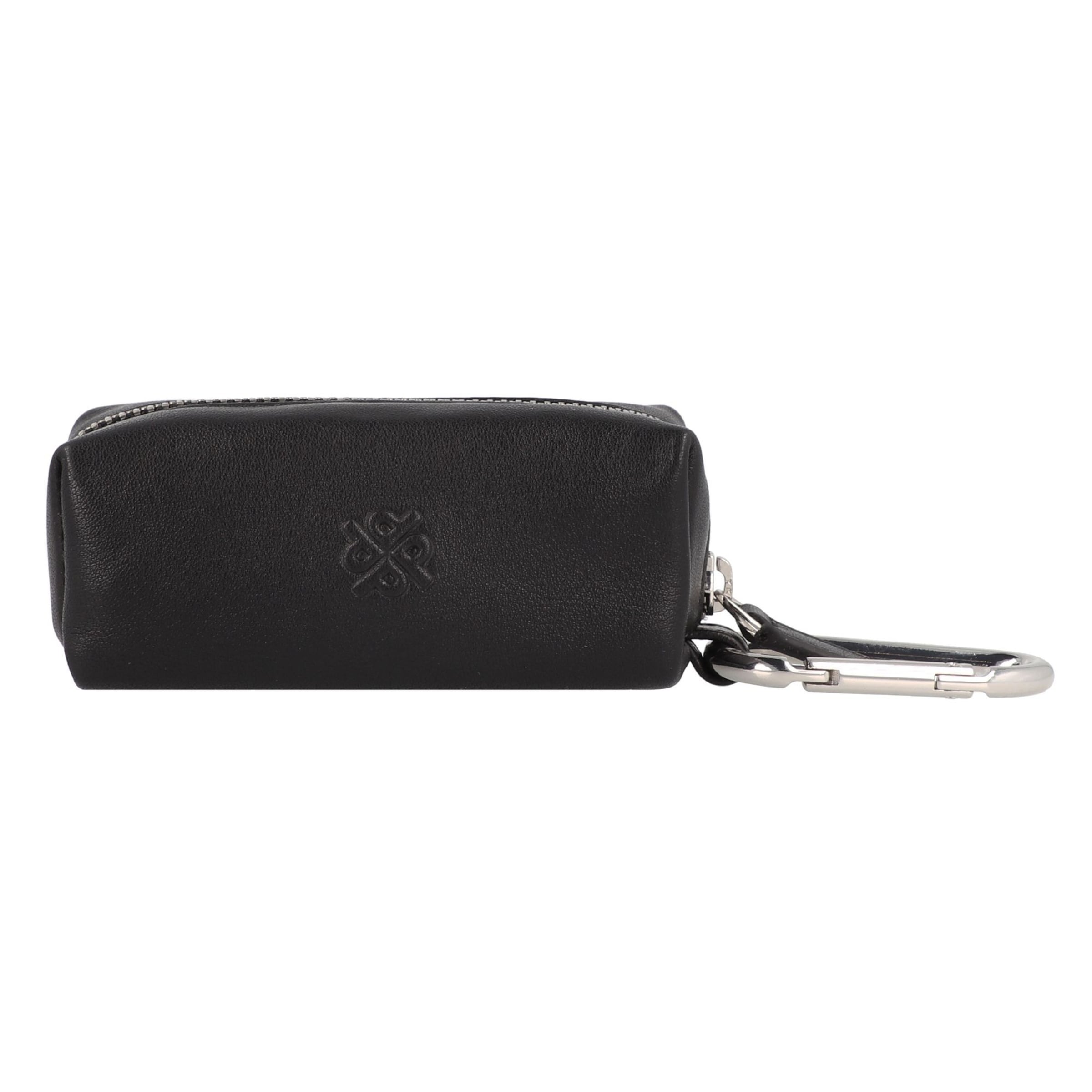 Picard Schlüsseletui 'Bali' in Schwarz: Vorderseite