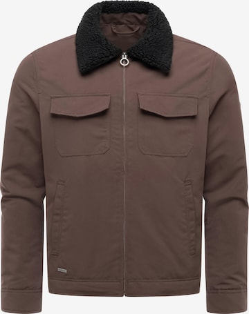 Ragwear Jacke 'Dyphner' in Braun: Vorderseite