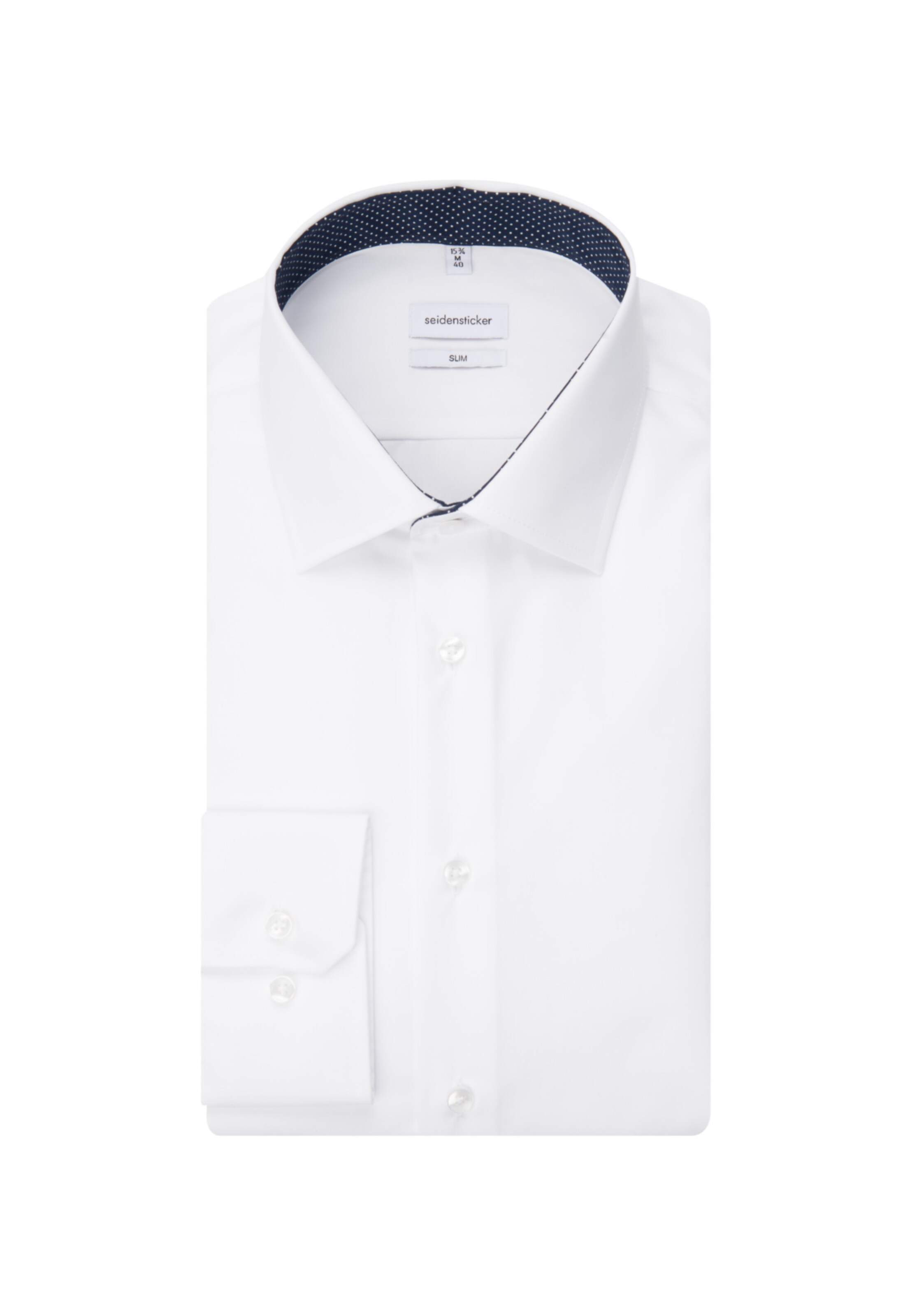 Coupe slim Chemise business ' Slim ' SEIDENSTICKER en blanc