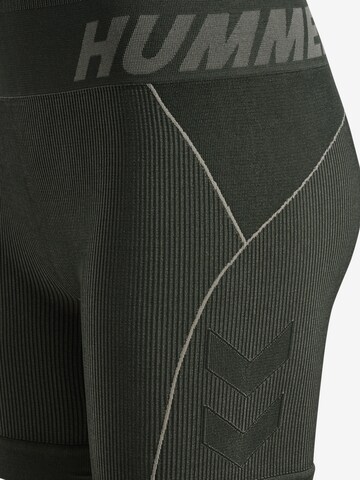 Skinny Pantalon de sport 'CHRISTEL' Hummel en vert