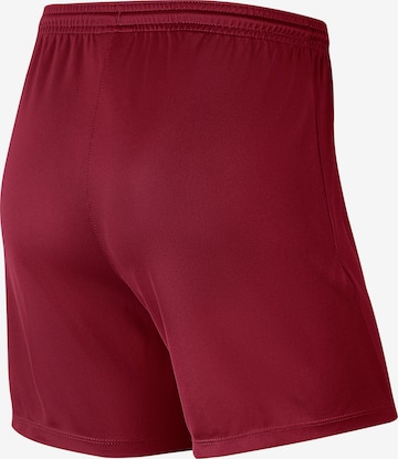 Coupe slim Pantalon de sport 'Park III' NIKE en rouge