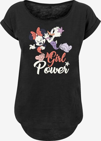 F4NT4STIC Shirt 'Disney Minnie Mouse Minnie & Daisy Power' in Zwart: voorkant