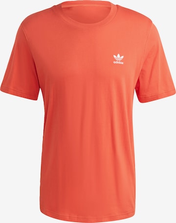 ADIDAS ORIGINALS Shirt 'Trefoil Essentials' in Orange: predná strana