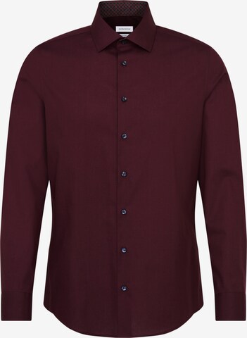 Chemise business SEIDENSTICKER en rouge : devant