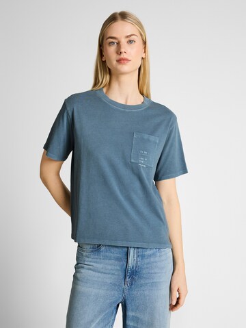 TOM TAILOR DENIM T-Shirt in Blau: Vorderseite