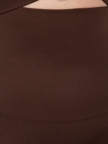 Smilodox Skinny Leggings ' Lenia ' in Brown