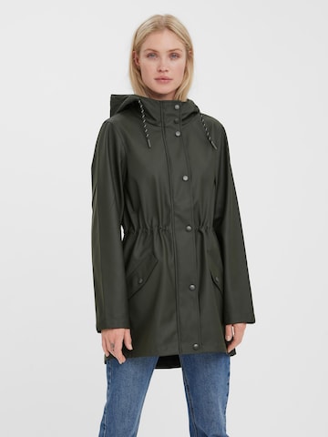 Vero Moda Petite Between-Seasons Parka 'Malou' in Green: front