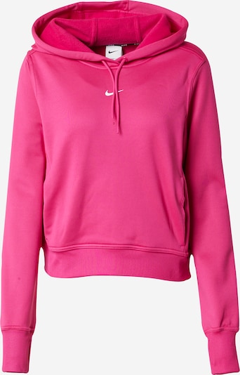 NIKE Sportief sweatshirt 'ONE' in de kleur Roodviolet / Wit, Productweergave