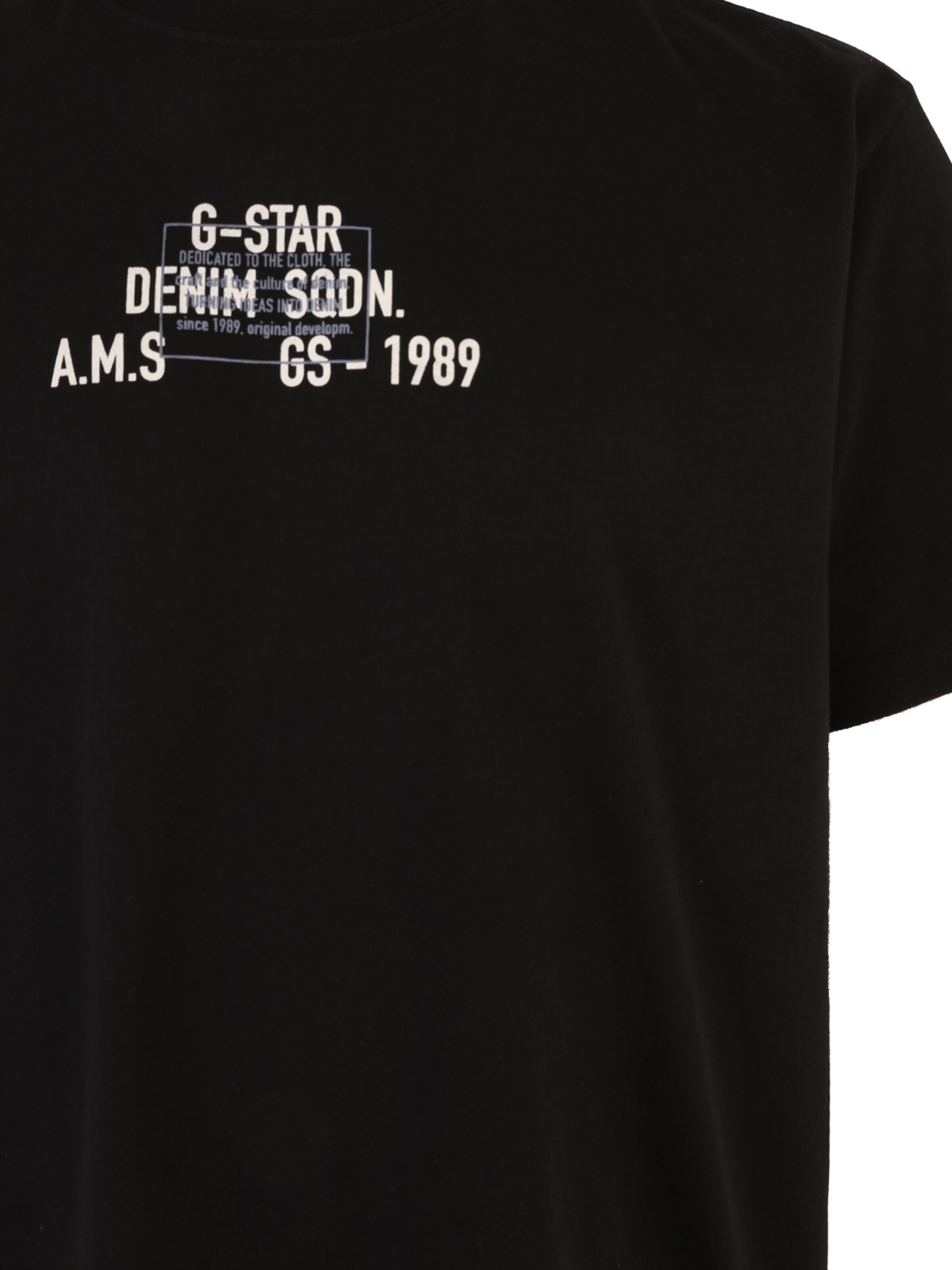 juoda G-STAR Marškinėliai