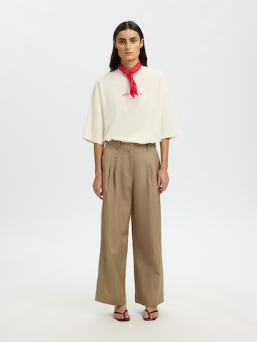 SELECTED Oversized bluse 'Selected x Hotel Amour' i beige