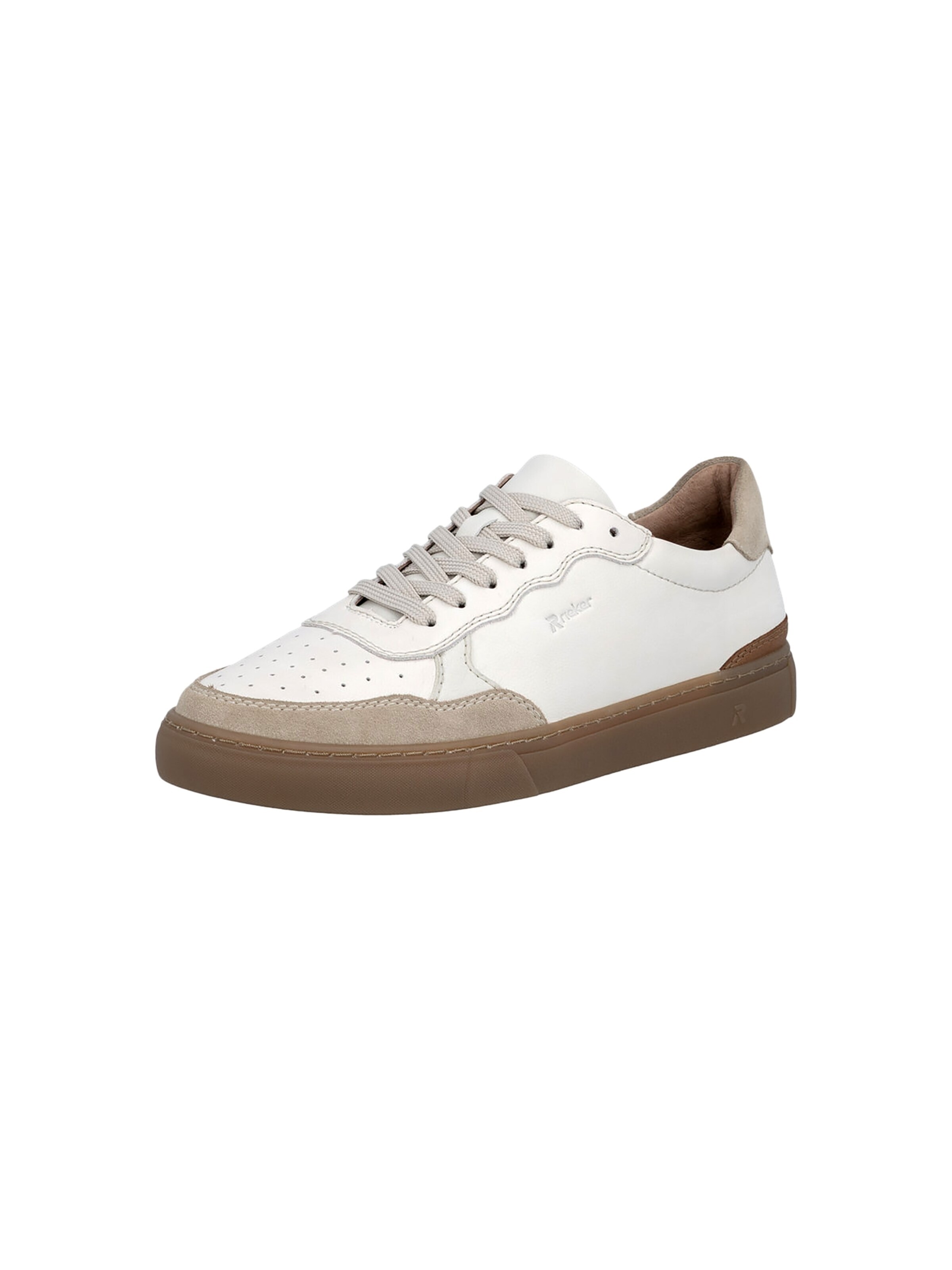 Chaussure de sport à lacets Rieker en blanc