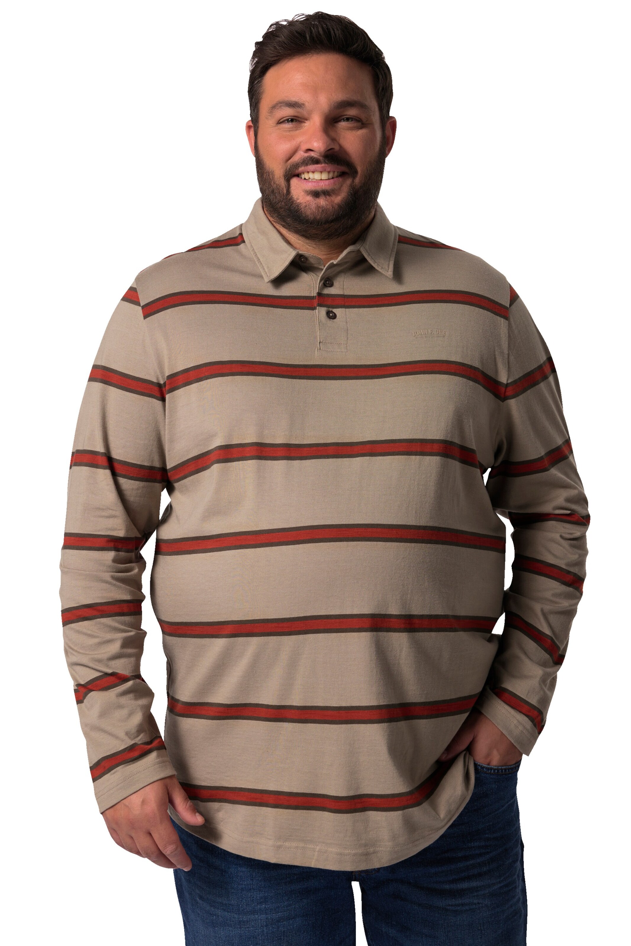 John F. Gee Shirt in Beige: Vorderseite