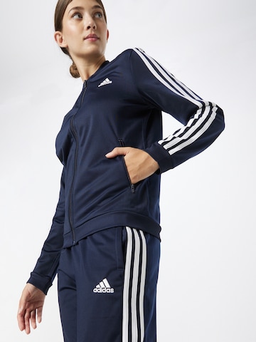 ADIDAS SPORTSWEAR Trainingspak 'Essentials 3-Stripes' in Blauw