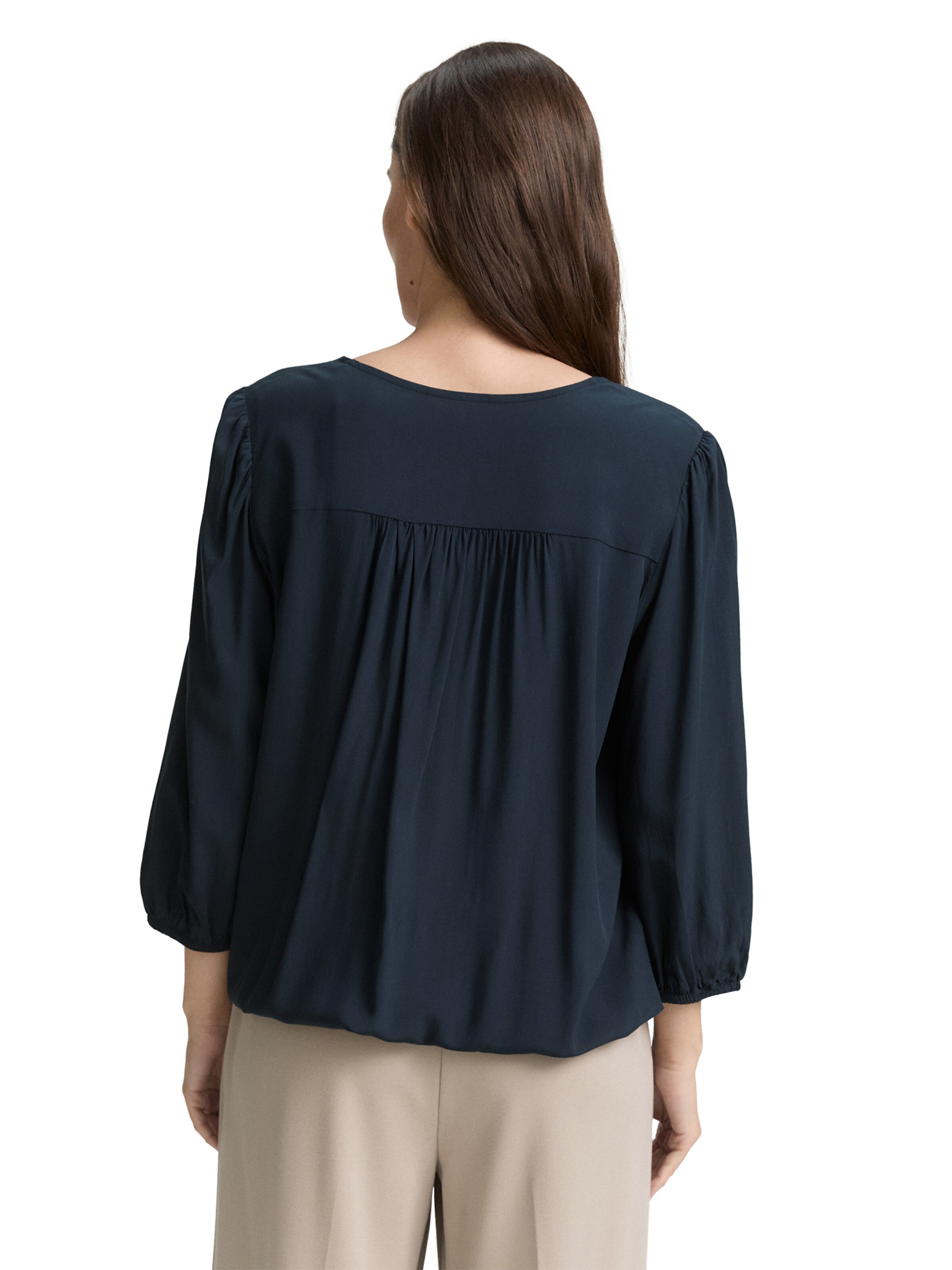 Chemisier TOM TAILOR en bleu