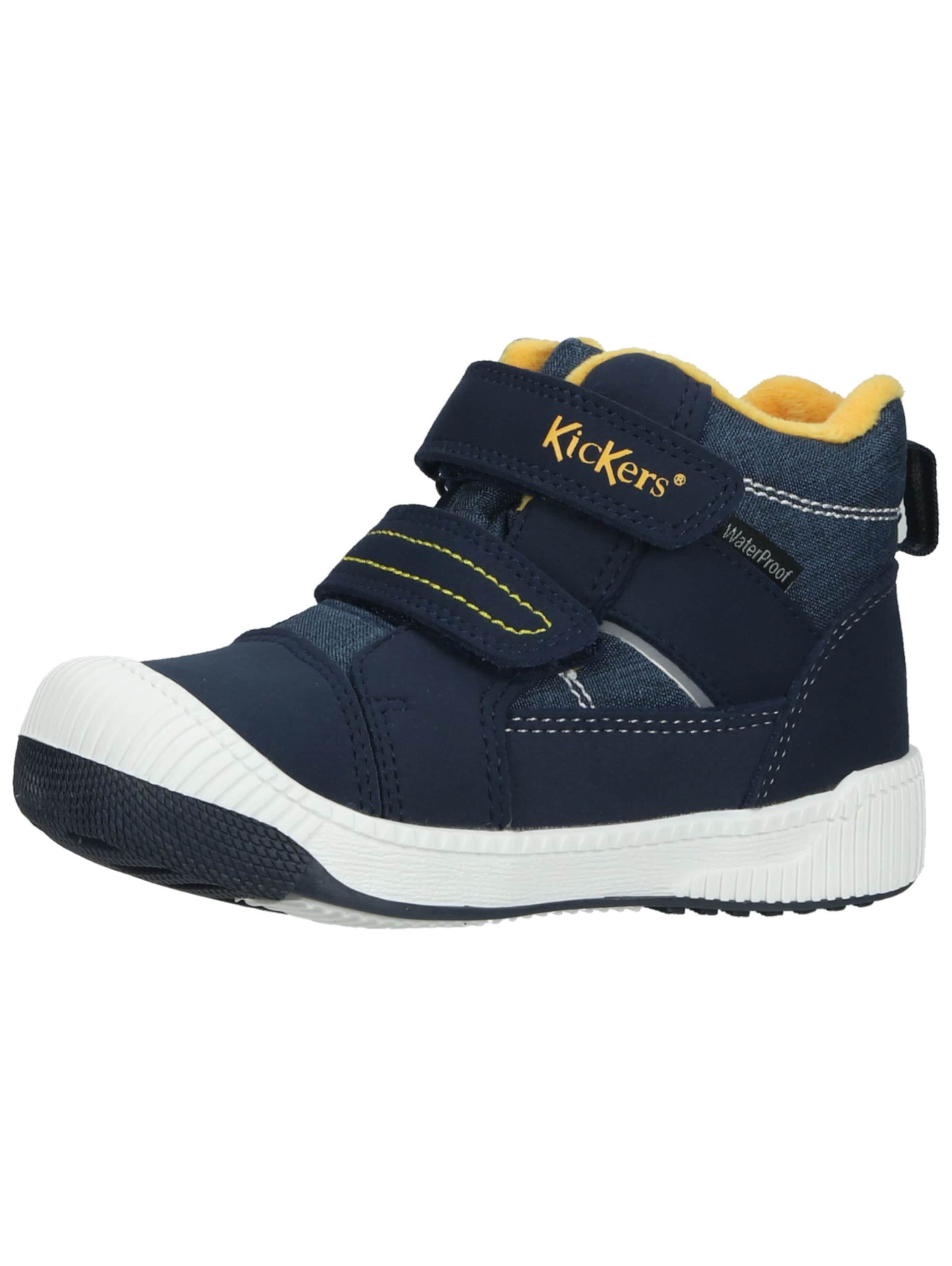 Kickers Laarzen in Blauw: voorkant