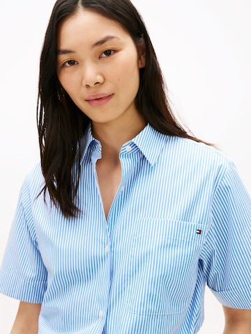 TOMMY HILFIGER Blouse 'ESS' in Blauw