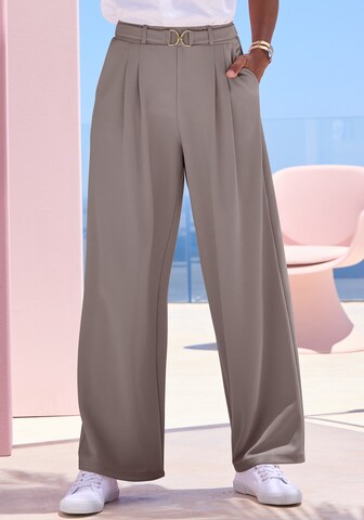 LASCANA Loosefit Hose in Grau: Vorderseite