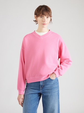 GAP Μπλούζα φούτερ σε ροζ: μπροστά