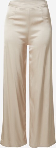 LENI KLUM x ABOUT YOU Wide leg Trousers 'Kira' in Beige: front