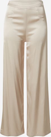 LENI KLUM x ABOUT YOU - Pierna ancha Pantalón 'Kira' en beige: frente