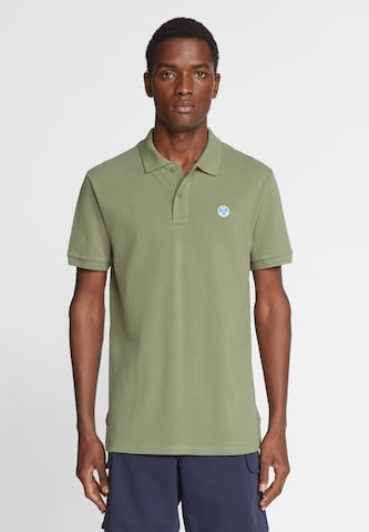 North Sails Poloshirt in Grün: predná strana